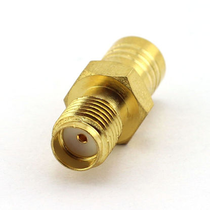 Picture of DGZZI 2-Pack RF Coaxial Adapter SMA to SMB Coax Jack Connector SMA Female to SMB Female