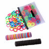 Picture of 300 Pack Hair Ties BEoffer Baby Toddlers Girls Elastics Hair bands Black Colorful Small Rubber Bands Ponytail Pigtails Holders Not Harm to Hair (Color A)