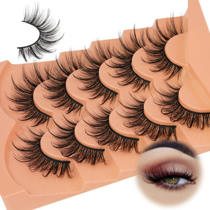 GetUSCart- Fluffy Lashes Natural Wispy Eyelashes Full Volume Mink