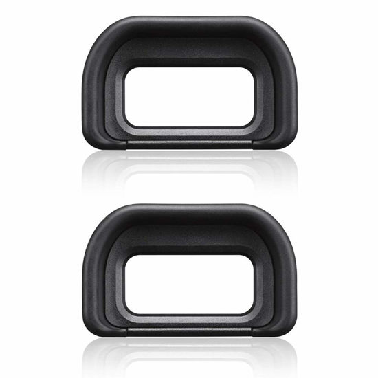 Picture of a6600 a6400 FDA-EP17 Viewfinder Eyepiece Eyecup Eye Cup for Sony A6600 A6400 a6400 a6600 Alpha 6400 Alpha 6600 Digital Camera[2Packs], Replace Eyepiece FDA-EP17 EP-17, Fire Rock Viewfinder Accessories