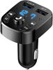 Picture of Car Bluetooth FM Transmitter, MP3 Player Transmitter Bluetooth 5.0 Wireless Handsfree 2 USB Charger Kit, Music Player FM Transmitter Wireless Radio Adapter Support SD Card USB Stick