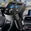 Picture of Car Bluetooth FM Transmitter, MP3 Player Transmitter Bluetooth 5.0 Wireless Handsfree 2 USB Charger Kit, Music Player FM Transmitter Wireless Radio Adapter Support SD Card USB Stick