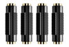 Picture of PANPEO 3.5 mm Female to Female Adapter, 3.5mm Stereo Jack to 3.5mm Stereo Jack Adapter Connectors Stereo Coupler Female to Female Gold Plated -4pack