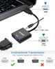 Picture of HDMI to VGA Adapter, Gold-Plated HDMI to VGA Adapter with 3.5mm Audio Port Male to Female for Computer, Desktop, Laptop, PC, Monitor, Projector, HDTV, Chromebook, Raspberry Pi, Roku, Xbox and More