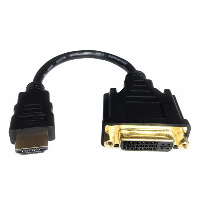 Picture of Anbear HDMI to DVI Cable, Bi-Directional HDMI Male to DVI-D(24+1) Female Adapter, 4k DVI to HDMI Conveter (1 Pack, DVI-D)