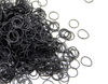 Picture of Mini Rubber black Elastic Hair Ties Bands with a Box，BEBEEPOO 2500pcs , Soft - STRONG - REUSEABLE (2500pcs black)