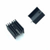 Picture of TO-220 Heatsink Kit,TO220 Heatsink + Insulator/Mounting Kits (TO220 Heat Sink +Screw+Insulator Rubberized Silicone) for LM78XX Voltage Regulator, MOSFET Transistor 20mmx15mmx11mm 12 Pack