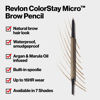 Picture of Revlon ColorStay Micro Eyebrow Pencil with Built In Spoolie Brush, Infused with Argan and Marula Oil, Waterproof, Smudgeproof, 453 Soft Brown (Pack of 1)