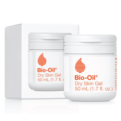 Picture of Bio-Oil Dry Skin Gel, Face and Body Moisturizer, Fast Absorbing Hydration, with Soothing Emollients and Vitamin B3, Non-Comedogenic, 1.7 oz