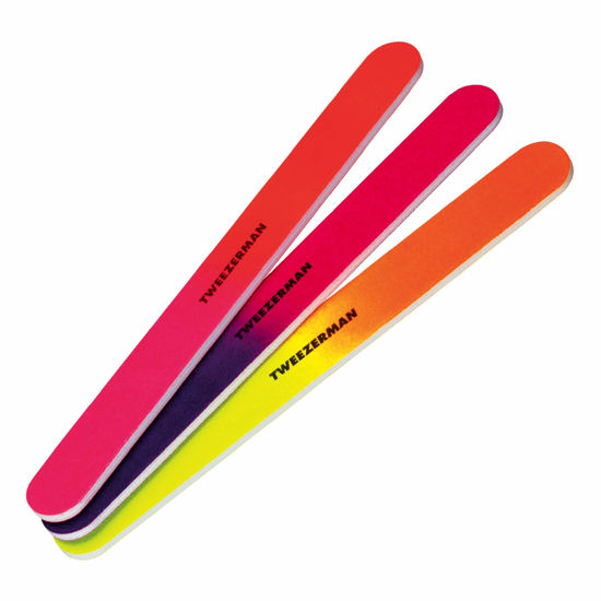 Picture of Tweezerman Piece Neon Hot Nail Files, Assorted 3 Count