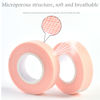 Picture of 6 Rolls Eyelash Tape, Adhesive Fabric Eyelash Extension Tape, Breathable Micropore Fabric Tape for Eyelash Extension Supplies,9 m/10 Yard Each Roll (Pink)