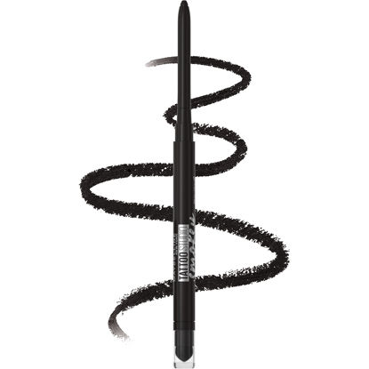 Picture of Maybelline New York TattooStudio Waterproof Mechanical Gel Eyeliner Pencil Makeup, Smokey Black, 1 Count