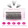 Picture of Lash Clusters 10/20/30/40 Roots Grafting Eyelash Clusters C Curl 8/10/12/14/16mm Mix Length Individual Lashes Melt Flare DIY Eyelash Extension Lash Clusters Extensions (30 Roots-0.07-C, 8-16mm Mixed)