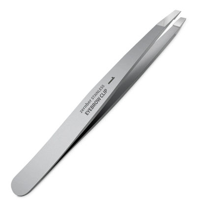 Picture of Stainless Steel Precision Eyebrow Tweezers Flat Tweezers for Eyebrows for Women-for Facial Hair and Ingrown Hair Removal Beauty Tools