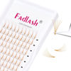 Picture of Colored Lash Extensions C Curl 0.07 10mm Brown Lash Extensions 6D Long Stem Premade Volume Fan Lashes Professional Premade Fans Eyelash Extension Supplies (Brown-0.07C, 10mm)