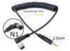 Picture of HAPPYTOPSTAR 2.5mm/MC-30 MC-30A MC-36(N1) Shutter Release Cable Compatible with Nikon Z9 D4 D3X D3 D2 D5 D6 D850 D810 D800E D800 D700 D300 D200 Camera N1 Wireless Flash Trigger