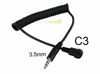 Picture of 3.5mm - RS-80N3 (C3) Shutter Release Cord Cable Compatible with R5 R3 R5C 5D /MKII/MKIII/MKIV 6D 7D 1DMK 1DX 1DXMK II 1Ds 1Ds MKIII 1V, 10D 20D 20Da 30D 40D 50D 5Ds 5Ds R EOS3 D30 D60 D200