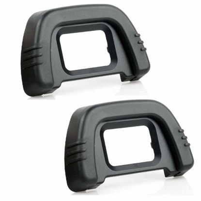 Picture of Shenligod (2pcs) DK-21 Eyepiece Eyecup Viewfinder Eye Cup Replacement for NikonD90 D7000 D750 D610 D600 D300 D200 D80 D70 D50