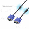 Picture of ENUODA Blue VGA Cable 15 Pin Male to Male Plug Computer Monitor Cable Wire Cord，4.9 Feet