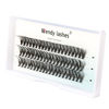 Picture of Individual Lashes 30 Root 12-16mm Cluster Eyelashes D Curl 0.07mm Eyelashes Eyelash Extension 30D Soft Lightweight Professional Makeup Handmade Individual Cluster Eye Lashes(Cluster Lashes-30D-0.07-D,12mm)