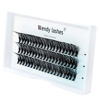 Picture of Individual Lashes 40 Root 12-16mm Cluster Eyelashes D Curl 0.07mm Eyelashes Eyelash Extension 40D Soft Lightweight Professional Handmade Individual Cluster Eye Lashes(Cluster Lashes-40D-0.07-D,13mm)