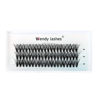 Picture of Individual Lashes 40 Root 12-16mm Cluster Eyelashes D Curl 0.07mm Thickness Grafting Fake False Eyelashes Eyelash Extension 40D Soft Lightweight Professional Makeup Handmade Individual Cluster Eye Lashes(Cluster Lashes-40D-0.07-D,14mm)