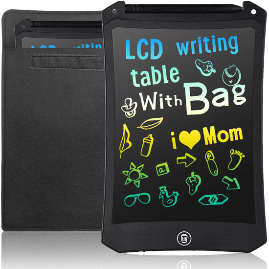 Picture of LCD Writing Pad for Kids & Adult with Bag,Remarkable Tablet Digital Notebook & Notepad,LEYAOYAO Electronic Colorful Drawing Tablet 8.5-Inch for Boys Girls at Home,School and Office (Black)