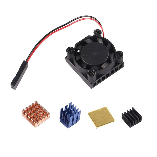 Getuscart Alamscn Aluminum Heat Sink Single Cooling Fan For Raspberry Pi Rpi Mini Cooling Fan