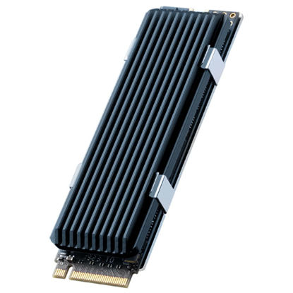 Picture of QIVYNSRY M.2 heatsink 2280 SSD Heat Sink, Only Support Single-Sided 2280 M.2 SSD, with Thermal Silicone Pad for PS5 PCIE NVME M.2 SSD or NGFF SATA M.2 SSD Computer and PC, Space Grey