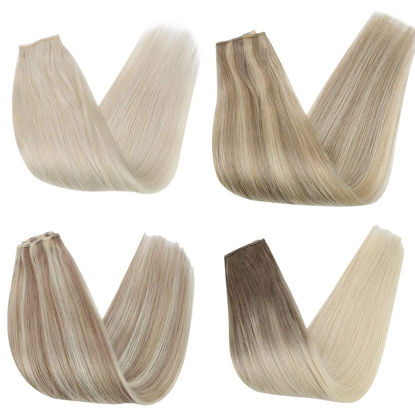 Picture of Sunny Fishing Wire Hair Extensions Color Random Hair Extensions With Clips