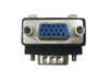 Picture of CERRXIAN 90 Degree VGA 15 Pin Male to Female Extension Cable Converter Adapter Coupler