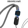 Picture of Oakxco Lanyard Compatible with Airpods Pro 2 Loop Adjustable Hand Wrist Nylon Strap, Lanyard for Cell Phone/Camera/Switch/iPods Pro 2nd/Airpods 1/2nd/3rd/Pro Case, Black White