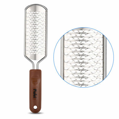 Picture of Professional Pedicure Foot File, Colossal Stainless Steel Detachable Foot Scrubber, Hard Skin Removers Pedicure Rasp for Wet and Dry Feet