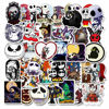 Picture of Nightmare Before Christmas Stickers| 50 PCS | Vinyl Waterproof Stickers for Laptop,Skateboard,Water Bottles,Computer,Phone, Halloween Theme，(Halloween-50PCS)