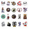 Picture of Nightmare Before Christmas Stickers| 50 PCS | Vinyl Waterproof Stickers for Laptop,Skateboard,Water Bottles,Computer,Phone, Halloween Theme，(Halloween-50PCS)