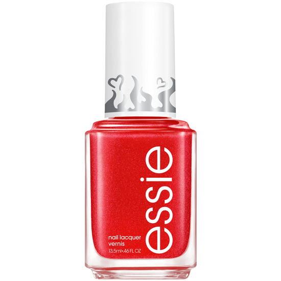 Picture of essie Salon-Quality Nail Polish, 8-free Vegan, Valentines Day 2023 collection, Red, U Wish, 0.46 fl oz