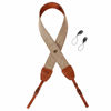 Picture of WANBY Camera Strap Brown Canvas Neck Shoulder Strap with Quick Release Buckles for DSLR SLR