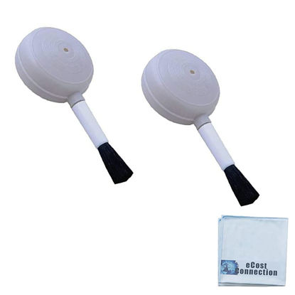 Picture of 2 Air Dust Blower and Soft Brush for Digital Camera Lenses, LCD Screens and Cleaning Keyboards.