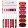 Picture of evpct CmaaDu 6Pcs Matte Liquid Lipstick Lipgloss Lip Gloss Stain Makeup Set for Women, Deep Dark Red Original 24 Hour Lipstick Long Lasting labiales matte mate larga duracion 24 horas originales A-03