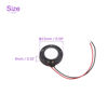 Picture of DMiotech 1W 8 Ohm 15mm Diameter Mini DIY Magnetic Speaker Internal Replacement Loudspeaker with Wire for Mobile Phone Black