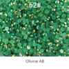 Picture of 2500pcs 4mm 25gram Jelly Rhinestone AB Color Non Hotfix Glitter Round Flatback Nail Stones Strass Gems Diamonds DIY Nail Art Decoration