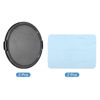 Picture of PATIKIL Camera Lens Cap, 2 Pack Sides Pinch Front Lens Cover with Microfiber Cleaning Cloth for 86mm Thread Universal DSLR Lenses