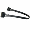 Picture of Longdex SATA Power Extension Cable 11.8Inch Black 15Pin SATA Male to Female Extender Cable Adapter for HDD Hard Drive