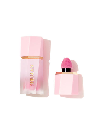 Picture of SHEGLAM Color Bloom Liquid Blush Makeup for Cheeks Matte Finish - Petal Talk