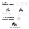 Picture of 40PC M.2 SSD Screw Kit, M.2 NVME SSD Mounting Screws, M.2 Screws for Laptop & Asus Gigabyte MSI ASRock Motherboard with Magnetic Screwdrivers