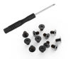 Picture of 12PCS M2x3 Torx T5 Screws for Dell XPS 13 9343 9350 9360 9370 9380, XPS 15 9500 9550 9560, Precision M5510 5520, Razer Blade 14 15 & Blade Stealth 12.5, HP Envy 13 Series Laptop w/Screwdriver, Black