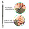 Picture of Professional Cuticle Trimmer with Cuticle Pusher Nail Cuticle Nipper Silver Stainless Steel Sharp Blades Manicure Tools with Double Spring Nail Care Pedicure Nail Tools Home Spa