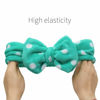 Picture of Shintop Sweet Super Soft Caroset Polka Dots Wash Cosmetic Headband Hairlace (Green)