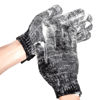 Picture of Exfoliating Gloves Charcoal - Charcoal Exfoliating Gloves For Men and Women Exfoliating Gloves With Hanging Loop Body Scrub For Dry Skin body exfoliator(Black-2pack)