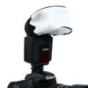 Picture of Beeiee Camera Flash Diffuser, Flash Bounce Diffuser Cap,Soft Universal Cloth for Speedlite Flashes (White)